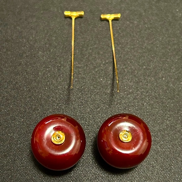 NEW // Cherry Drop Earrings - Picture 4 of 5